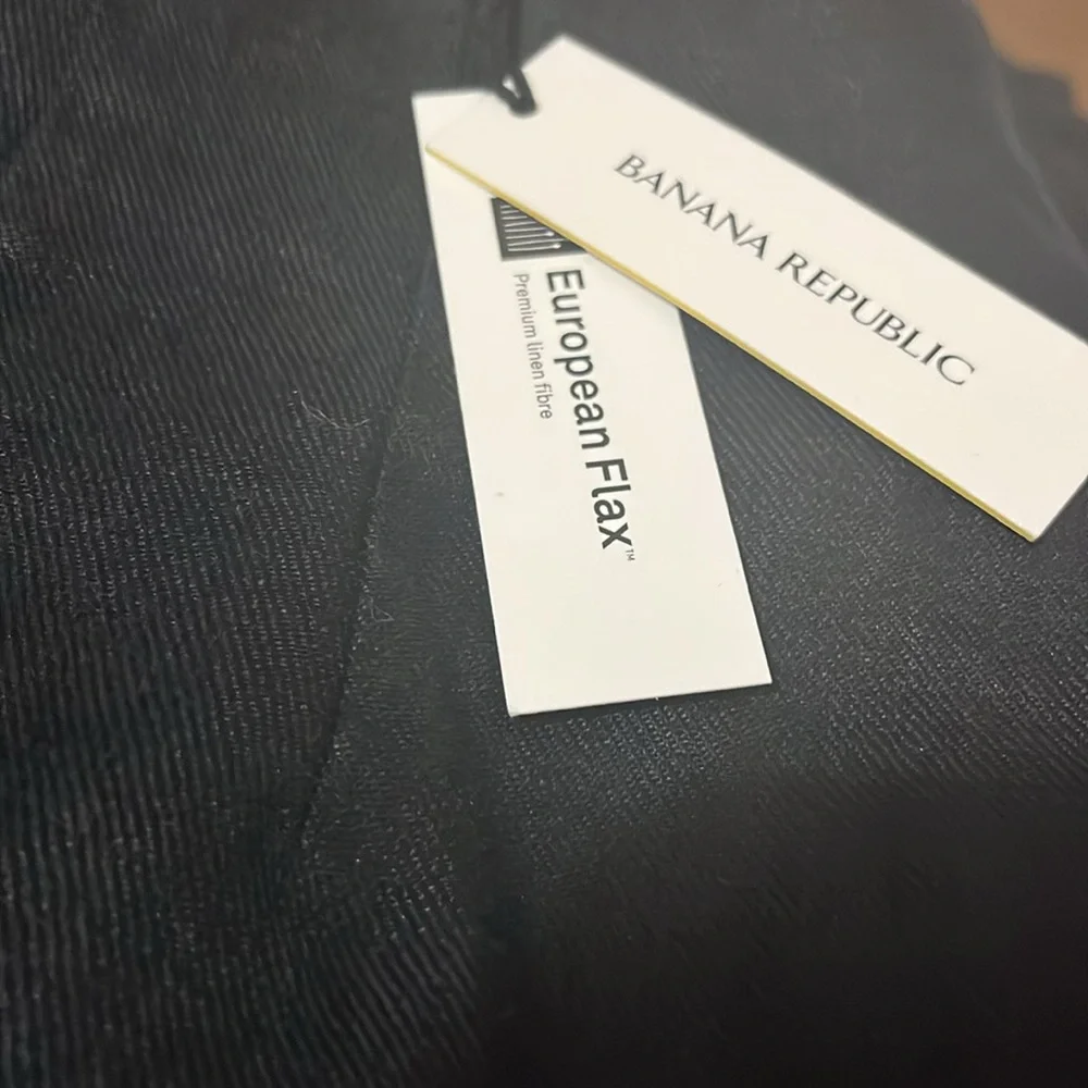 NWT Banana Republic Black Wide-Leg Pants